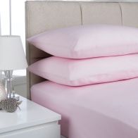 See more information about the Plain Dyed Single Bed Flat Sheet Pink